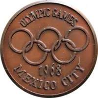 Medal Olympic Games, Mexico City