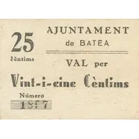25 Céntimos Batea