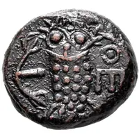 Tetradrachm - Anonymous Bronze, 2 Crescents