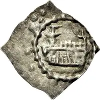 Denier 'Vierzipfeliger Pfennig' - Frederick I