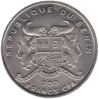 200 Francs CFA Acanthopholis