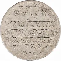 6 Schilling - Charles Frederick