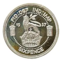 6 Pence Edward VIII Pattern Shilling Design