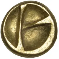 Gold 1/4 Stater Dorchester Y-Type