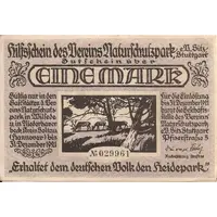 1 Mark Verein Naturschutzpark/Heidepark