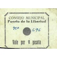 1 Peseta Puerto de la Libertad
