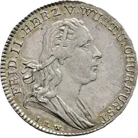 1 Ducat - Frederick II Silver pattern strike, Mint visit