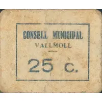 25 Céntimos Vallmoll