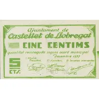 5 Céntimos Castellet de Llobregat