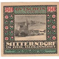 80 Heller Mitterndorf