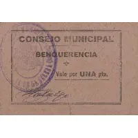 1 Peseta Benquerencia