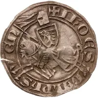 1/2 Groat `Baudekin` - John II