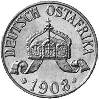 1 Heller - Wilhelm II Copper-nickel trial strike