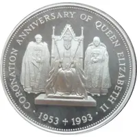 2 Pounds - Elizabeth II 40th Anniversary of Coronation