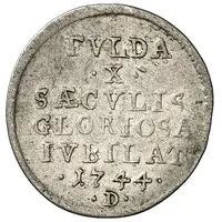 1 Groschen - Amandus of Buseck Millennial of the abbey