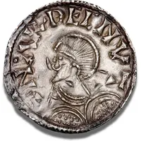 1 Penning - Harthacnut Cross and crescents