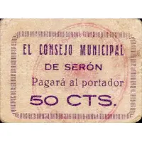 50 Céntimos Serón