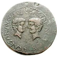 Sestertius - Augustus L CAESAR AVGVST F C CAESAR AVGVST F