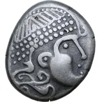 Tetradrachm Velemer ohne Gesichtsrand Type
