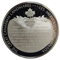 Medal - Great Canadian Landmarks Toronto City Hall