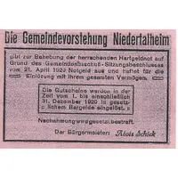 10 Heller Niedertalheim