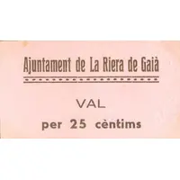25 Céntimos La Riera de Gaià