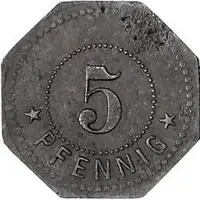 5 Pfennigs - Arnstadt Bergschenke Braunsteinwerke