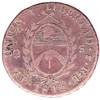 2 Soles Provincias del Rio de la Plata