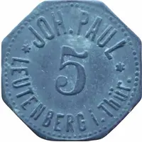 5 Pfennig - Leutenberg Joh. Paul
