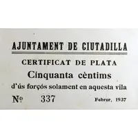 50 Céntimos Ciutadilla