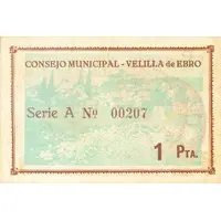 1 Peseta Velilla de Ebro