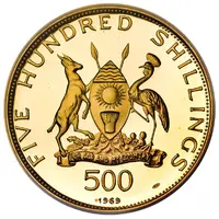 500 Shillings Pope Paul VI