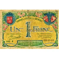 1 Franc - Chambre de Commerce de Grenoble 38