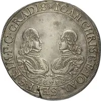 1/2 Thaler - Johann Christian and Johann Seyfried Krummau