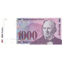 1000 Francs 7th series, reserve banknote