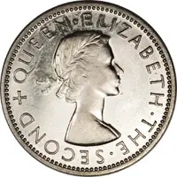 2 Shillings - Elizabeth II 1st portrait