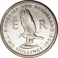 2 Shillings - Elizabeth II 1st portrait