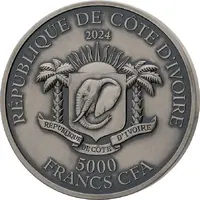 5000 Francs CFA Dragon