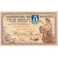 5 Francs Wegnez