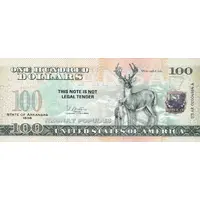 100 Dollars - State of Arkansas