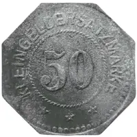 50 Pfennig - Schönebeck Zündhutfabrik S.B.