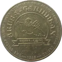 1 Dollar Gaming Token - Aruba-Caribbean Casino