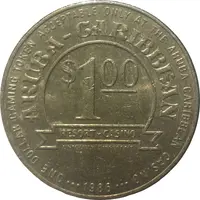 1 Dollar Gaming Token - Aruba-Caribbean Casino