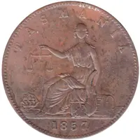 1/2 Penny - I. Friedman Tasmania
