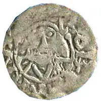 Denier - Robert and Adalbero of Laon