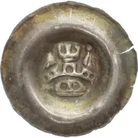 Denier Bracteate - Wencezlaus II medium