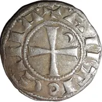 Denier à la Tête Casquée Classe F Bohemond III Majorité