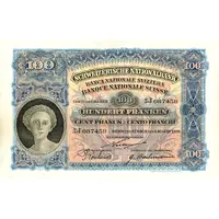 100 Francs 2nd series, type 1