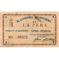 1 Peseta La Pera