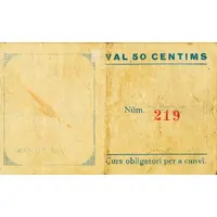 50 Céntimos Tragó de Noguera